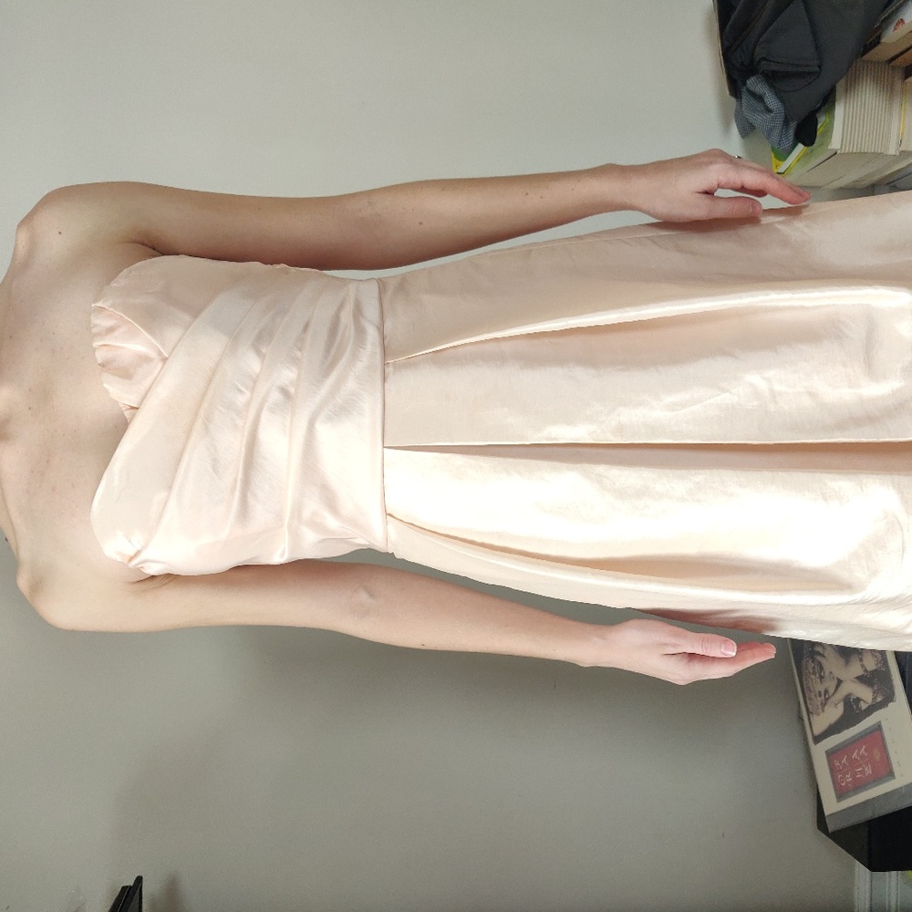 ABS - Peach Blush Strapless Mini